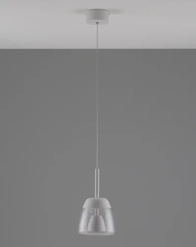 Светильник подвесной LED Eir V10872-PL Moderli прозрачный 1 лампа, основание белое в стиле современный  фото 2