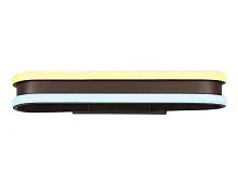 Бра LED Double FL162 Ambrella light белый на 1 лампу, основание коричневое в стиле хай-тек современный 