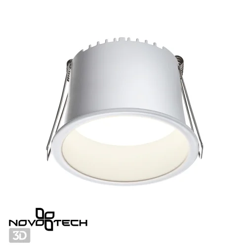 Светильник точечный LED Tran 358899 Novotech белый 1 лампа, основание белое в стиле современный хай-тек  фото 6