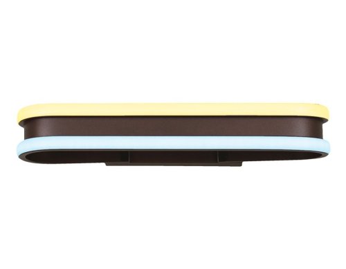 Бра LED Double FL162 Ambrella light белый на 1 лампа, основание коричневое в стиле хай-тек современный 