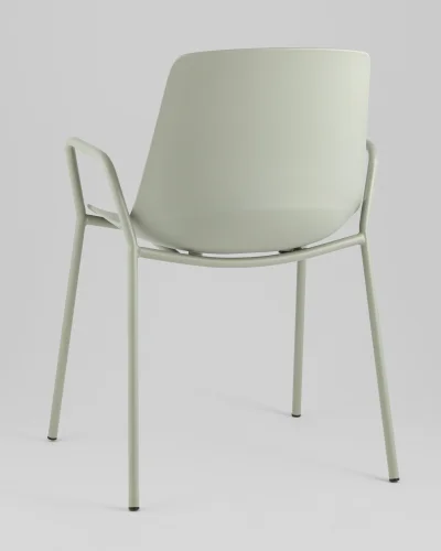 Стул Kaira, пластик серо-зеленый УТ000039944 Stool Group, зелёный/пластик, ножки/пластик/зелёный, размеры - *815**** фото 6