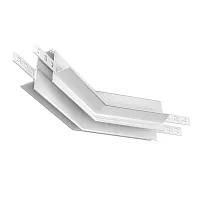 Угол-соединитель 135° Magnetic track system Exility TRA034CLO-42.12W Maytoni белый в стиле хай-тек современный для светильников серии Magnetic track system Exility встраиваемый магнитный exility тонкая магнитная