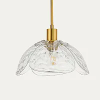 Светильник подвесной FLEUR A Прозрачный 178124-26 ImperiumLoft прозрачный 1 лампа, основание золотое в стиле современный 