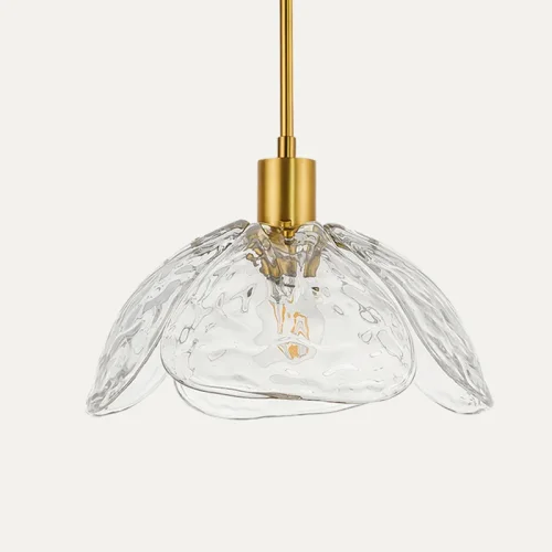 Светильник подвесной FLEUR A Прозрачный 178124-26 ImperiumLoft прозрачный 1 лампа, основание золотое в стиле современный 