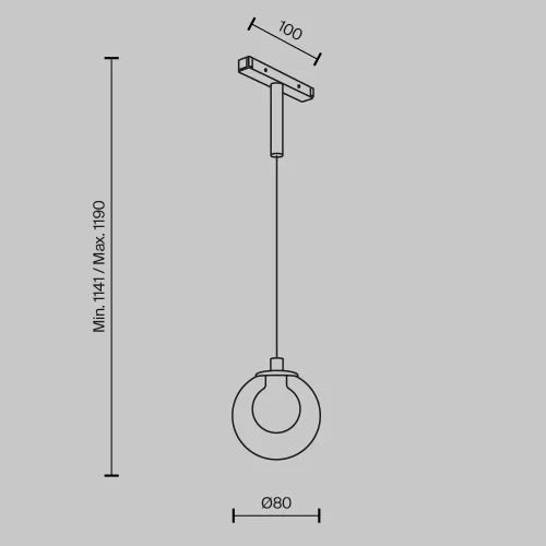 Трековый светильник LED Magnetic track system Basity TR181PL-1-4WTW-B Maytoni прозрачный для шинопроводов серии Magnetic track system Basity чёрный фото 10