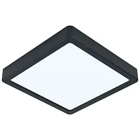 Светильник накладной LED Fueva 5 99244 Eglo белый 1 лампа, основание чёрное в стиле современный квадратный
