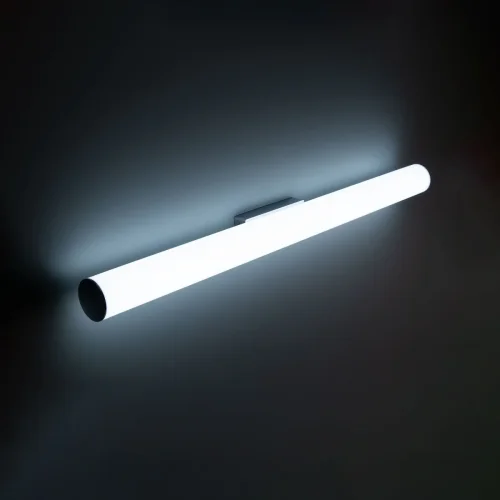 Бра LED Фауст CL72124N Citilux белый на 1 лампа, основание хром в стиле хай-тек модерн  фото 3