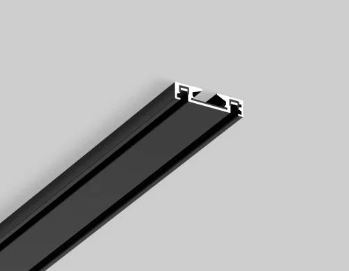 Шинопровод магнитный накладной (без крепежа) Magnetic Ultra Slim GV1003 Ambrella light чёрный в стиле хай-тек современный для светильников серии Magnetic Ultra Slim шинопровод накладной магнитный фото 2
