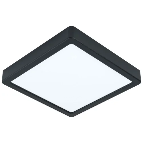 Светильник накладной LED Fueva 5 99244 Eglo белый на 1 лампу, основание чёрное в стиле современный квадратный