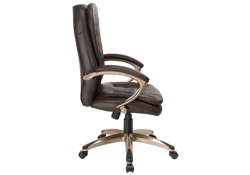 Компьютерное кресло Palamos brown 15074 Woodville, коричневый/экокожа, ножки/пластик/коричневый, размеры - *1140***630*720 фото 2