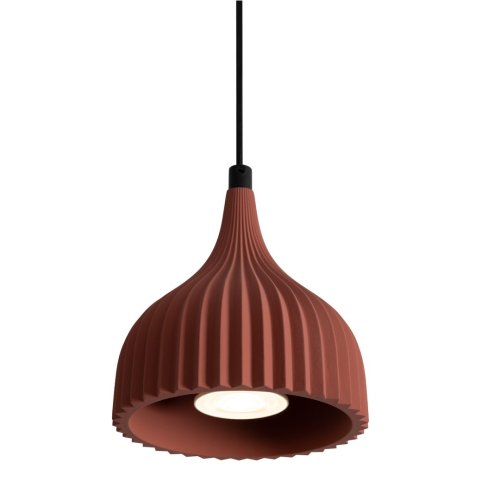 Светильник подвесной Terra FR5582PL-01R Freya красный на 1 лампу, основание чёрное в стиле современный мемфис фото 12