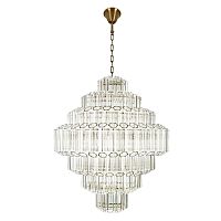 Люстра подвесная Селебрейшн / Celebration 10579/800 Clear LOFT IT прозрачная на 27 ламп, основание бронзовое в стиле современный 