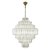 Люстра подвесная Селебрейшн / Celebration 10579/800 Clear LOFT IT прозрачная на 27 ламп, основание бронзовое в стиле современный 