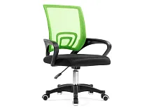 Компьютерное кресло Turin black / green 15434 Woodville, чёрный зелёный/ткань, ножки/пластик/чёрный, размеры - *900***600*