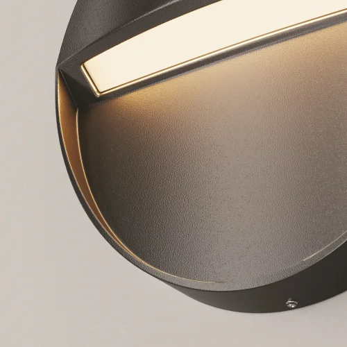 Подсветка для лестниц LED Mane O046SL-L3B3K Maytoni уличный IP54 чёрный на 1 лампу, плафон чёрный в стиле современный хай-тек LED фото 10