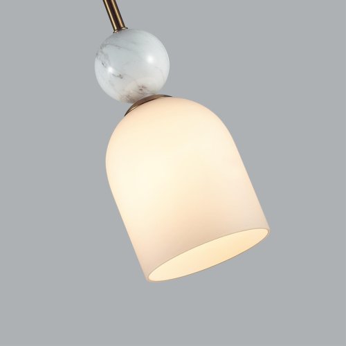 Светильник подвесной Lolla 4359/1B Odeon Light белый на 1 лампу, основание белое в стиле хай-тек фото 5