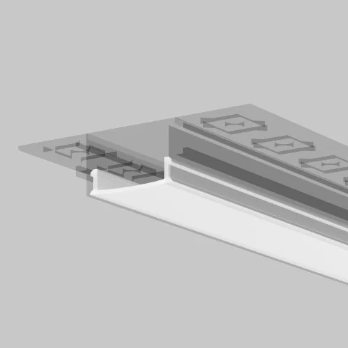 Рассеиватель для профиля 61×14 (Белый, 10 м), ALM-6114-O-DF-10M 642015 Maytoni цвет LED K, световой поток Lm фото 4