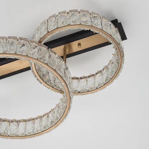 Люстра потолочная LED Palant CL325162 Citilux прозрачная на 1 лампу, основание чёрное в стиле современный классический фото 3 Люстра потолочная LED Palant CL325162 Citilux прозрачная на 1 лампу, основание чёрное в стиле современный классический фото 3