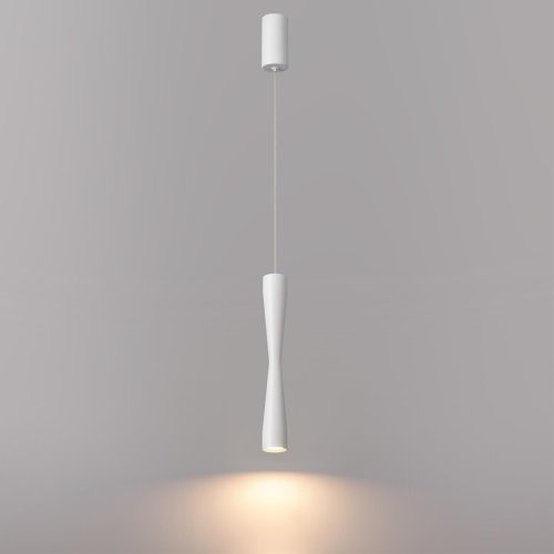 Светильник подвесной LED Anika 4290/5L Odeon Light белый на 1 лампу, основание белое в стиле хай-тек трубочки фото 4