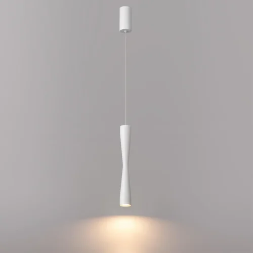 Светильник подвесной Anika 4290/5L Odeon Light белый на 1 лампу, основание белое в стиле хай-тек трубочки фото 4