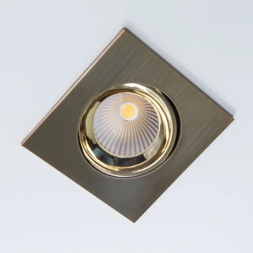 Светильник точечный LED Альфа CLD001KNW6 Citilux бронзовый 1 лампа, основание бронзовое золотое в стиле современный  фото 4