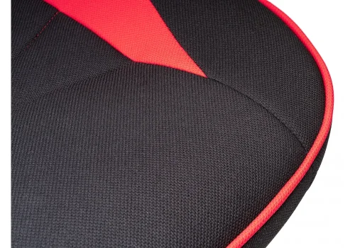 Кресло игровое Plast 1 red / black 11912 Woodville, красный/ткань, ножки/пластик/чёрный, размеры - *1270***670*600 фото 8
