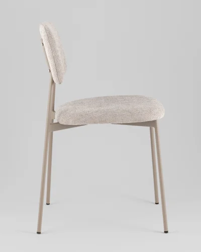 Стул Chao, серый, серые ножки, 2шт./уп. УТ000039975 Stool Group, серый/рогожка, ножки/металл/серый, размеры - *780**** фото 6