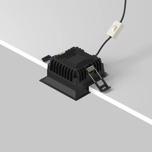 Светильник точечный LED Okno DL056-8W3-4-6K-B Maytoni чёрный на 1 лампу, основание чёрное в стиле хай-тек современный фото 6