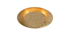 Светильник потолочный LED FOSKAL 79177/06/01 Lucide золотой 1 лампа, основание золотое в стиле современный 