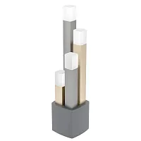 Настольная лампа LED Estanterios 39907 Eglo золотая коричневая на 4 лампы, основание чёрное металл в стиле современный 