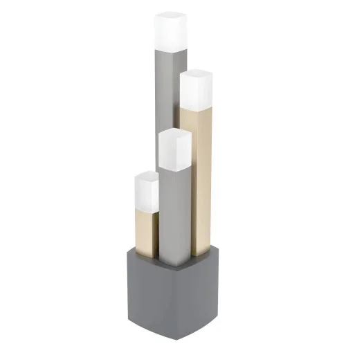 Настольная лампа LED Estanterios 39907 Eglo золотая коричневая на 4 лампы, основание чёрное металл в стиле современный 