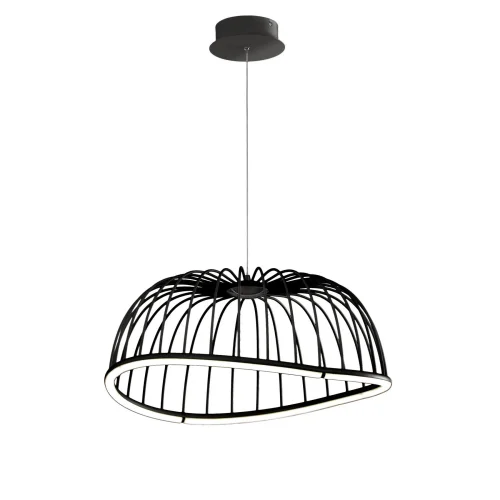 Светильник подвесной LED Celeste 6684 Mantra чёрный 1 лампа, основание чёрное в стиле хай-тек модерн 