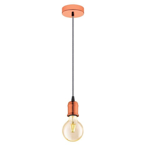 Светильник подвесной лофт Yorth 32542 Eglo без плафона 1 лампа, основание медь в стиле лофт современный 