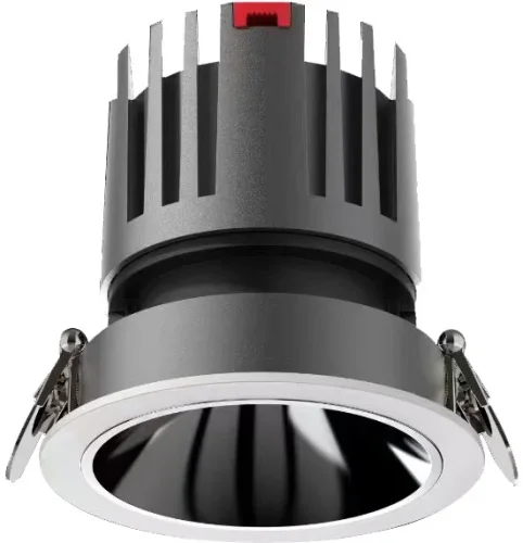 Светильник точечный LED Mortise 4419-1C Favourite белый на 1 лампу, основание чёрное в стиле хай-тек современный 