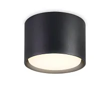 Светильник накладной TN5302 Ambrella light чёрный 1 лампа, основание чёрное в стиле минимализм хай-тек круглый
