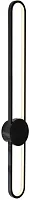 Бра LED Witham 2258-90 BL Belfast чёрный на 1 лампу, основание чёрное в стиле современный 