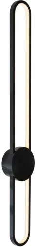 Бра LED Witham 2258-90 BL Belfast чёрный на 1 лампу, основание чёрное в стиле современный 