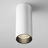 Светильник накладной Focus LED C056CL-L12W3K-W-D-W Maytoni белый 1 лампа, основание белое в стиле современный хай-тек круглый