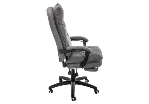 Компьютерное кресло Rapid серое 11491 Woodville, серый/ткань, ножки/пластик/чёрный, размеры - *580***680*750 фото 4