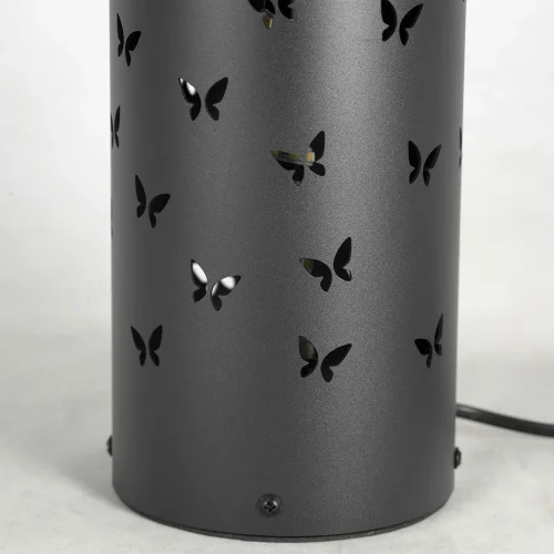 Настольная лампа LED LSP-0902 Lussole чёрная 1 лампа, основание чёрное металл в стиле современный хай-тек  фото 2