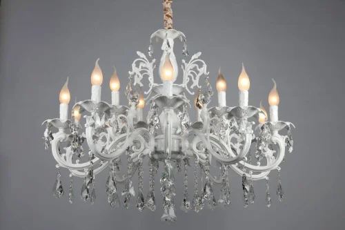 Люстра подвесная Catanzaro OML-30807-15 Omnilux белая на 15 ламп, основание белое в стиле классический  фото 5