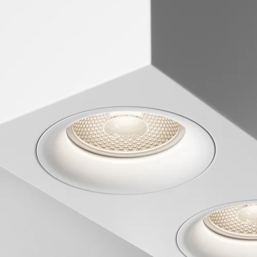 Светильник накладной Slim C013CL-02W Maytoni белый на 2 лампы, основание белое в стиле современный хай-тек прямоугольный фото 3