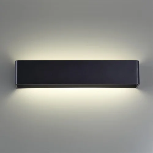 Настенный светильник LED Asa 359167 Novotech уличный IP65 чёрный 1 лампа, плафон чёрный в стиле хай-тек современный LED фото 6