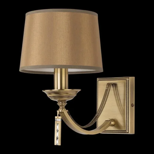 Бра Zaffiro ZAF-K-1(P/A) Kutek коричневый золотой на 1 лампа, основание бронзовое в стиле американский  фото 2