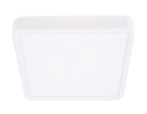 Светильник накладной LED DLR368 Ambrella light белый 1 лампа, основание белое в стиле современный хай-тек квадратный фото 2