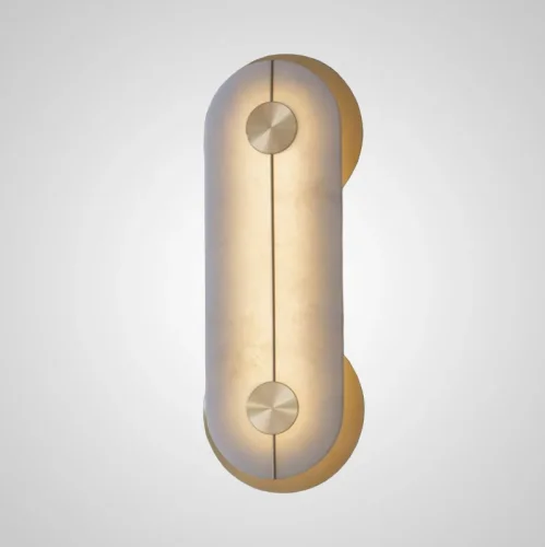 Настенный светильник PHEBE C 211997-26 ImperiumLoft белый на 1 лампу, основание латунь в стиле современный  Настенный светильник PHEBE C 211997-26 ImperiumLoft белый на 1 лампу, основание латунь в стиле современный