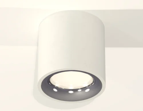 Светильник накладной Techno spot XS7531022 Ambrella light белый 1 лампа, основание белое в стиле хай-тек современный круглый фото 2
