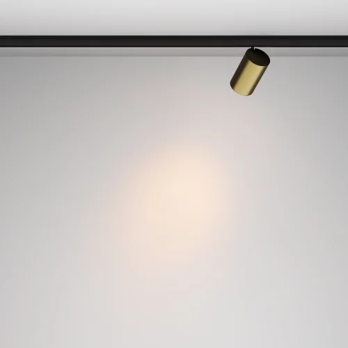 Трековый светильник Focus Led 2700К 9Вт 36° Magnetic track system Levity TR187-1-9W2.7K-M-BBS Maytoni латунь для шинопроводов серии Magnetic track system Levity латунь чёрный фото 5