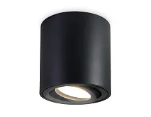 Светильник накладной TN22702 Ambrella light чёрный 1 лампа, основание чёрное в стиле минимализм хай-тек круглый