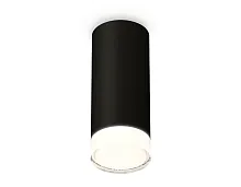 Светильник накладной Techno spot XS7443014 Ambrella light чёрный 1 лампа, основание чёрное в стиле хай-тек современный круглый